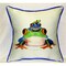 Betsy Drake HJ456 Stacked Frogs Art Only Pillow 18&#x22;x18&#x22;
